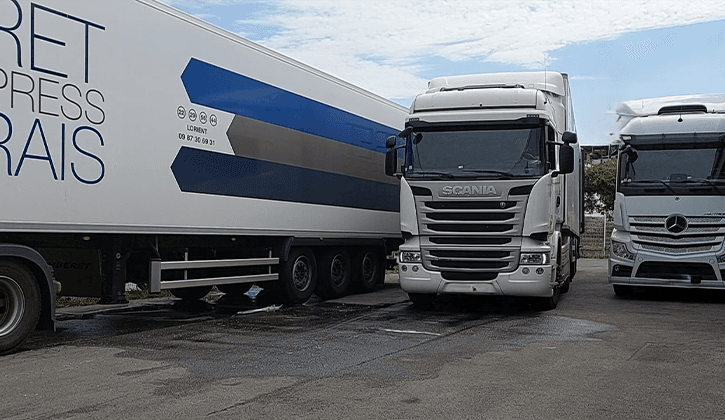 Camion floqué